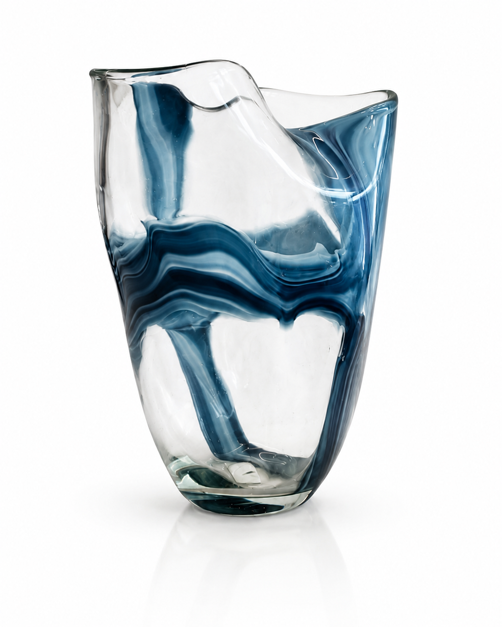 Marées d’Azur — vases décoratifs en verre