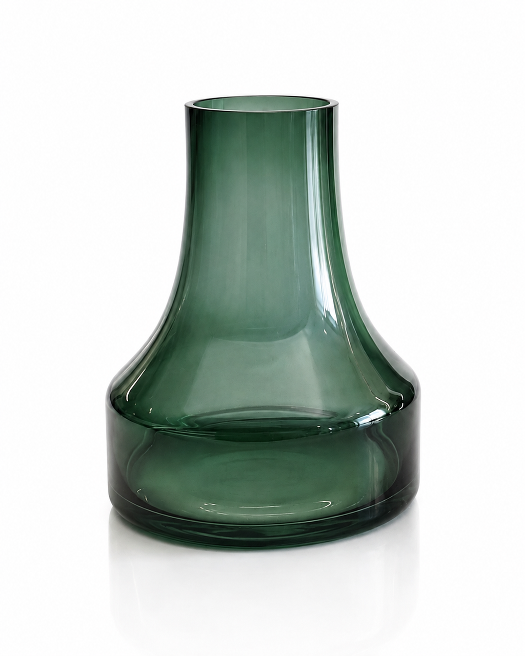 Émeraudes Fluides — vases décoratifs en verre
