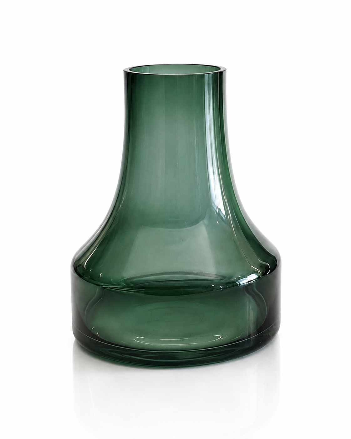 Émeraudes Fluides — vases décoratifs en verre