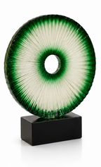 Soleils d’Émeraude — décoration en verre