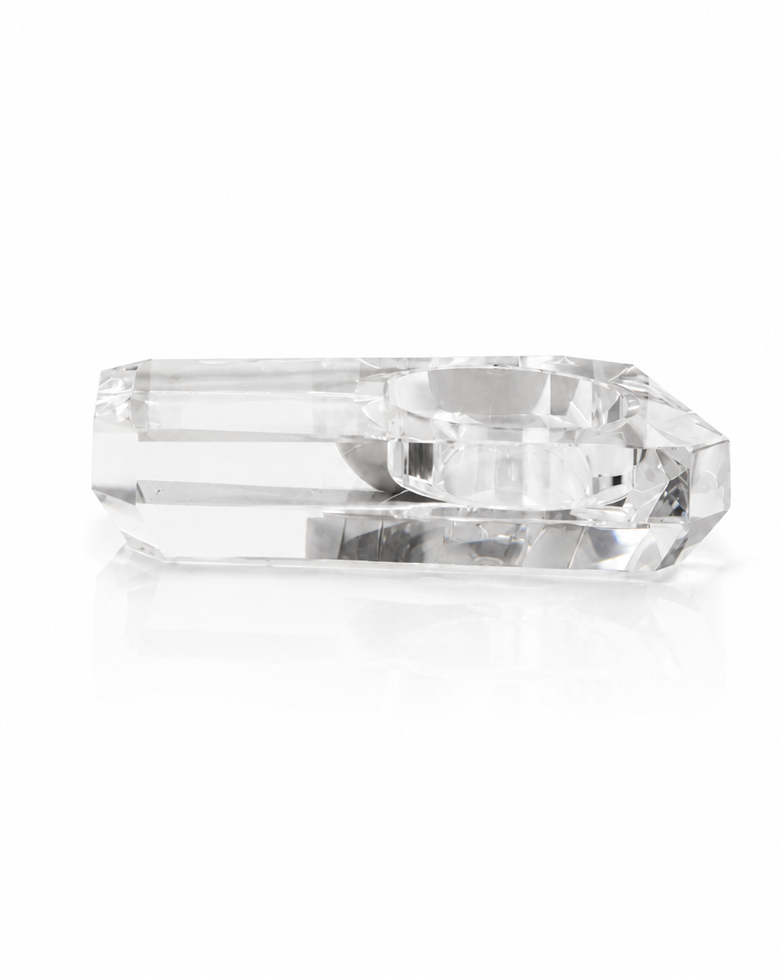 Éclats de Cristal — porte-bougies et cendrier décoratifs