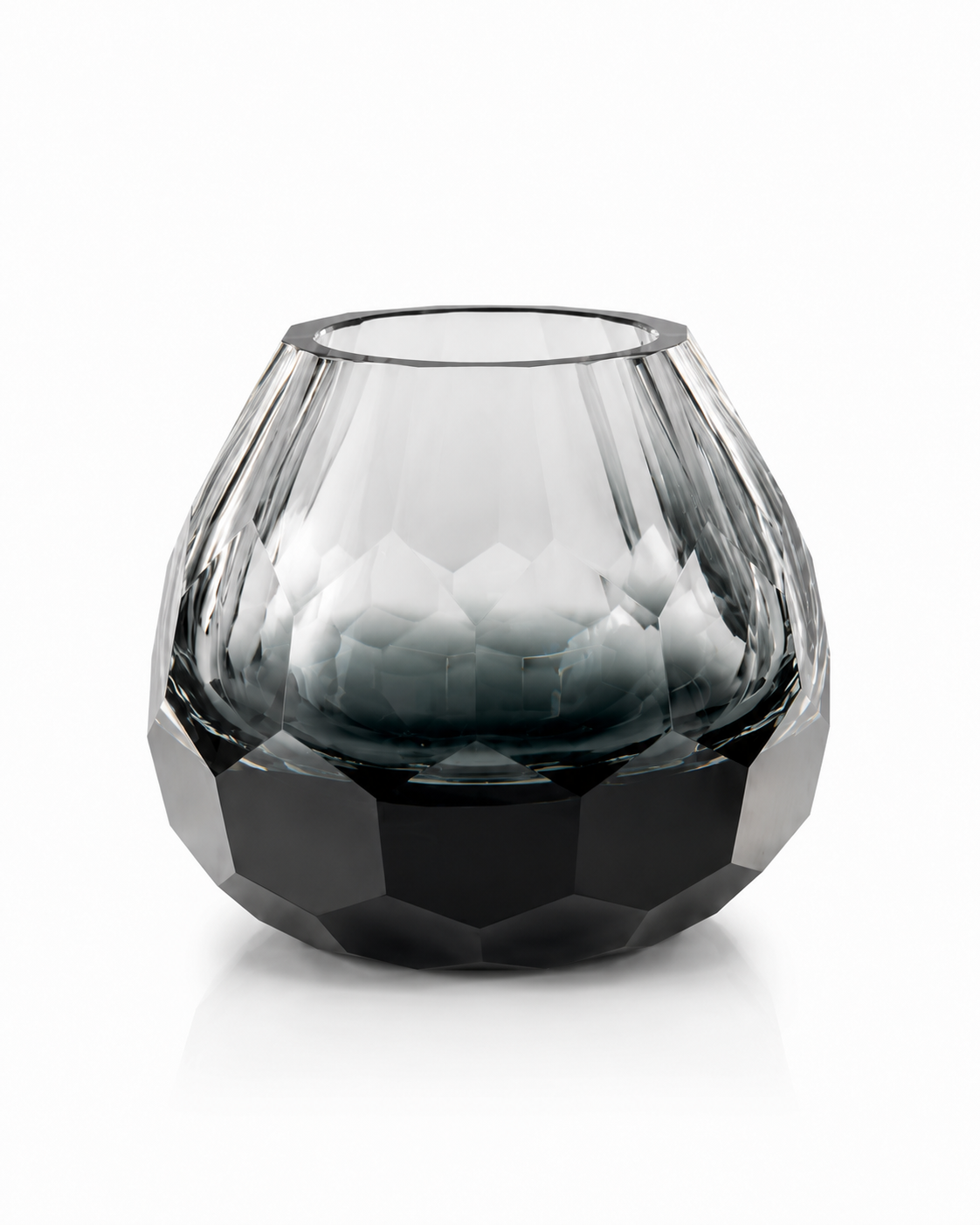 Facettes de Nuit — vases décoratifs en cristal