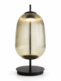 Halo d’Ambre — lampe de table en verre