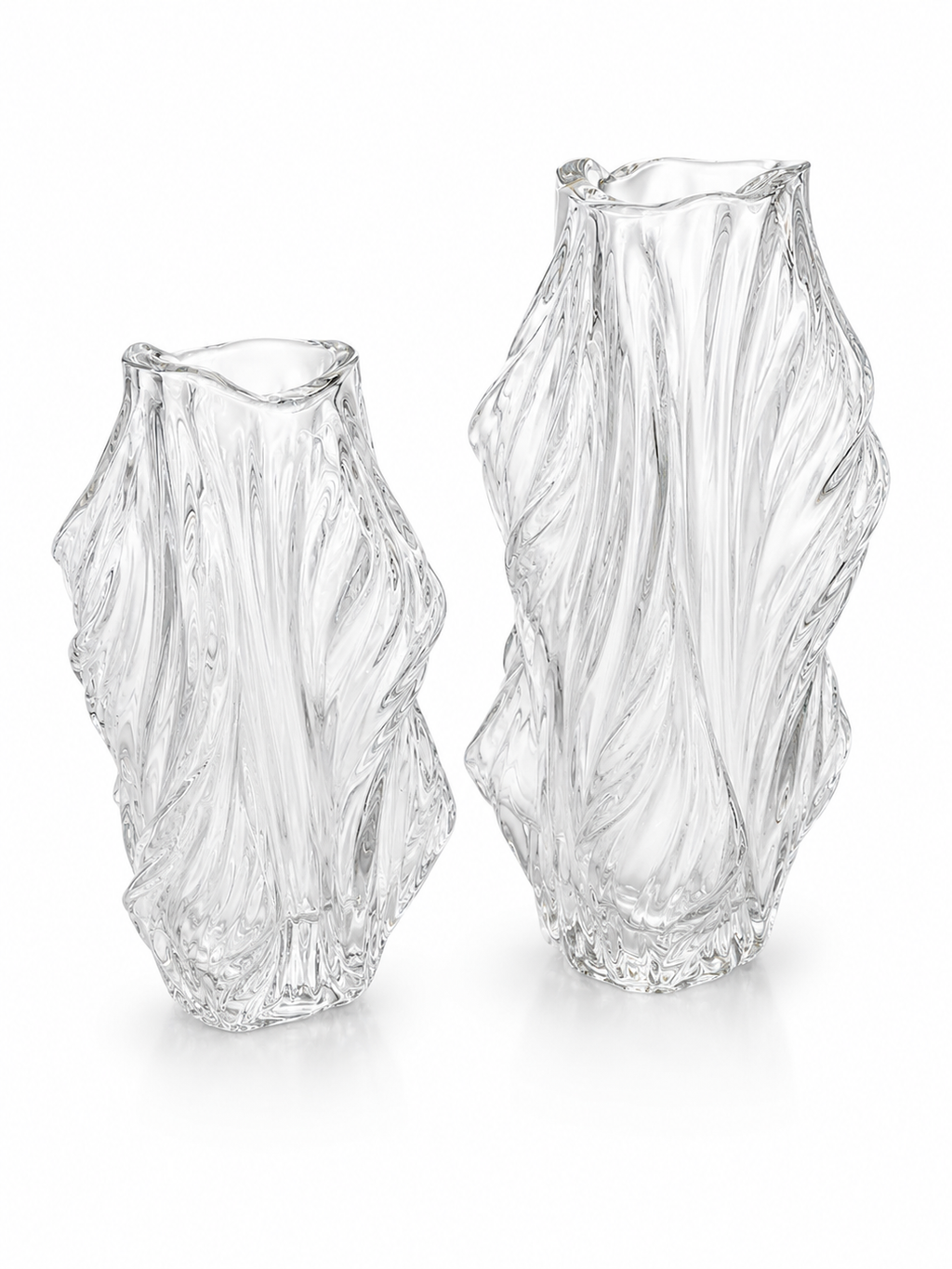 Voiles de Cristal — vases décoratifs en verre