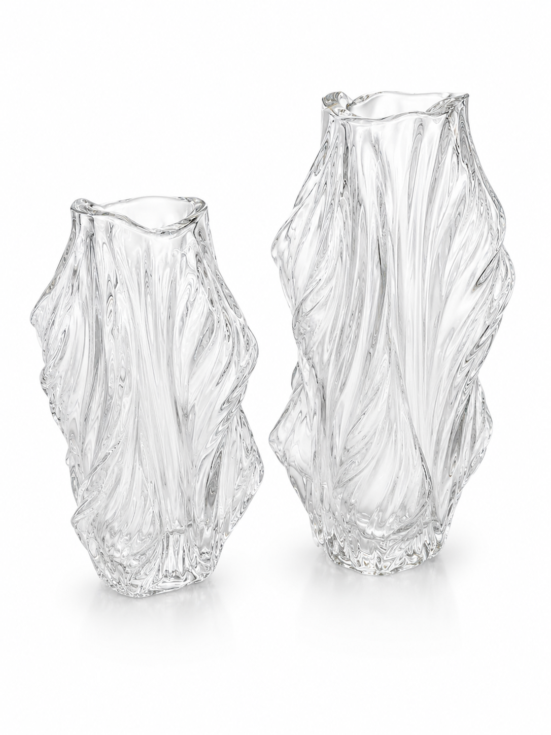 Voiles de Cristal — vases décoratifs en verre