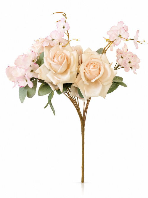 Bouquet Rose Ivoire