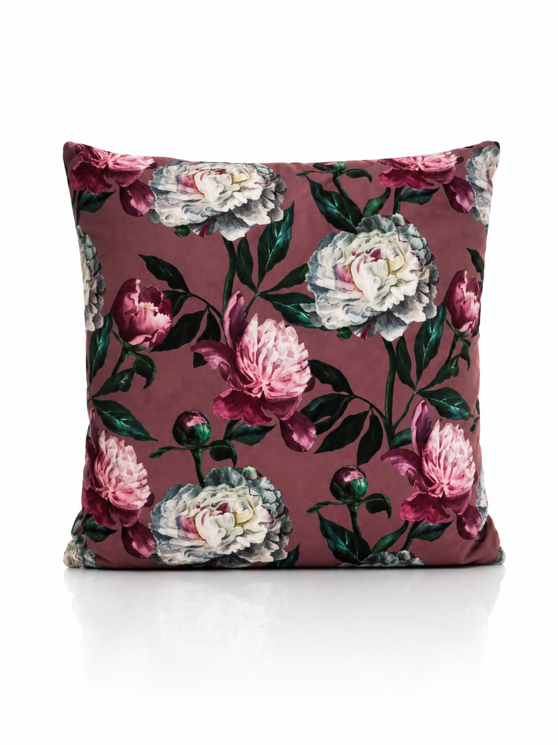 Coussin Jardin Grenat