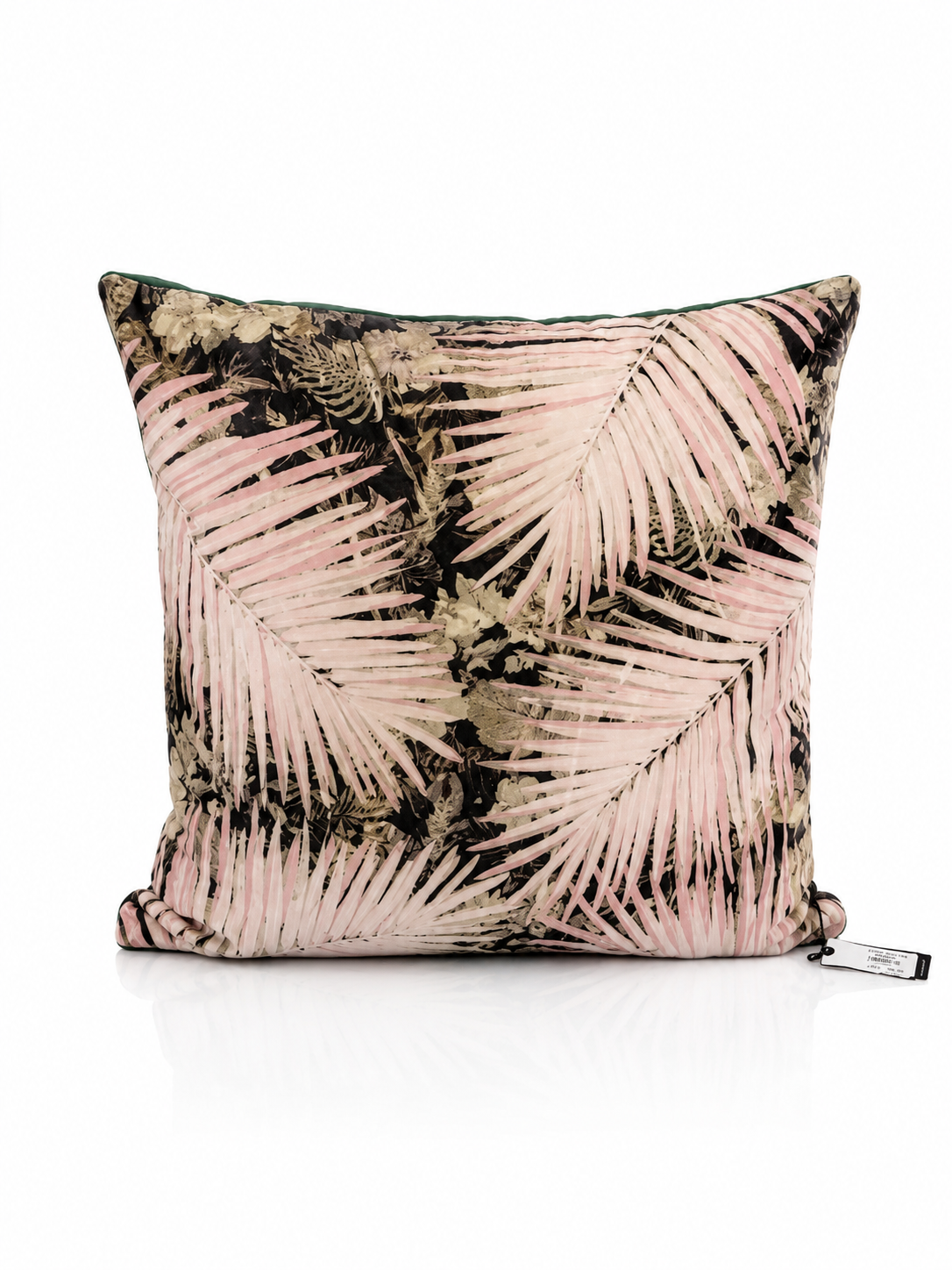Coussin Palmes Rosées
