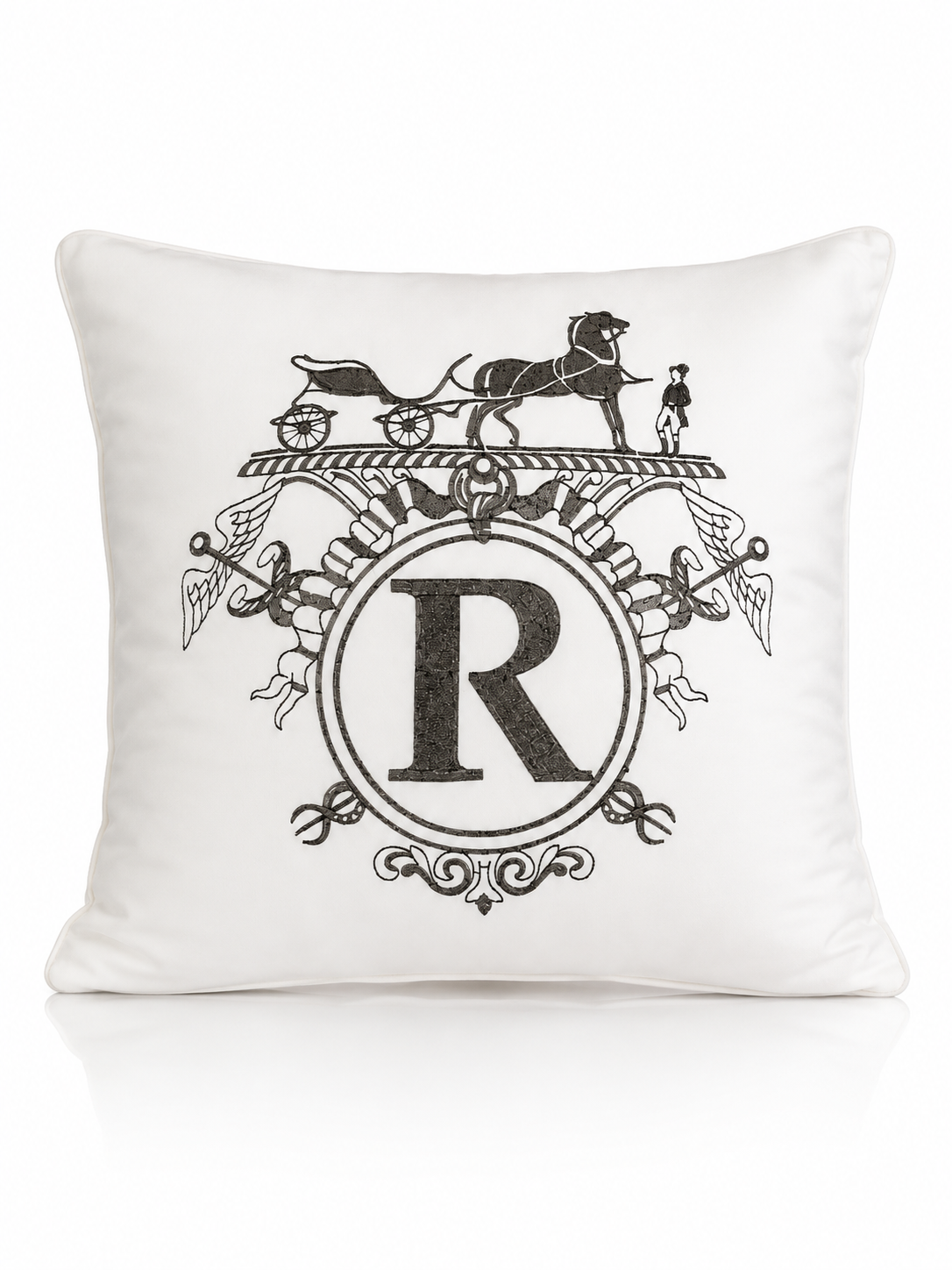 Coussin Blason Richard Ivoire