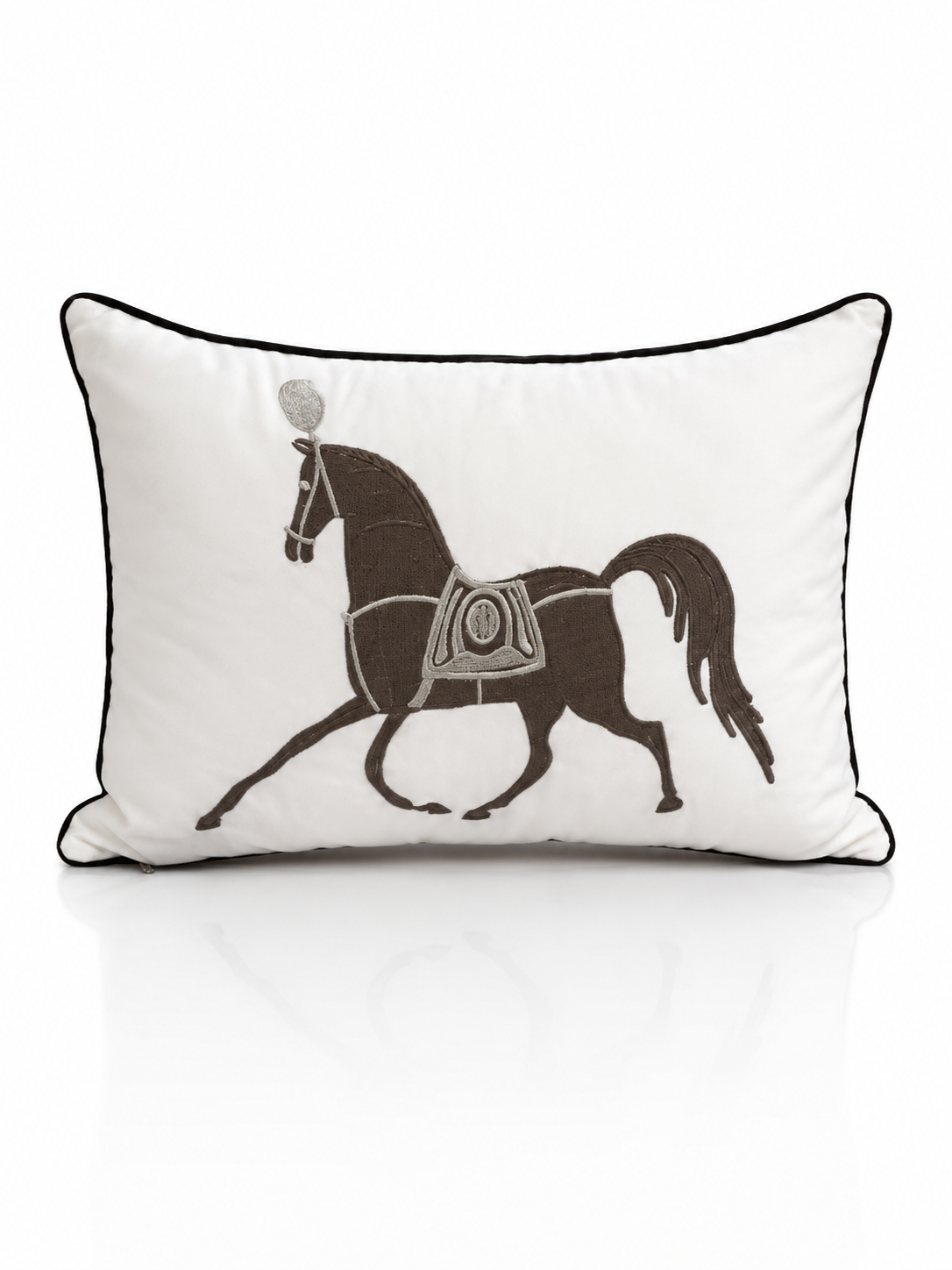 Coussin Équestre Ivoire