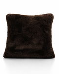 Coussin Fourrure Chocolat