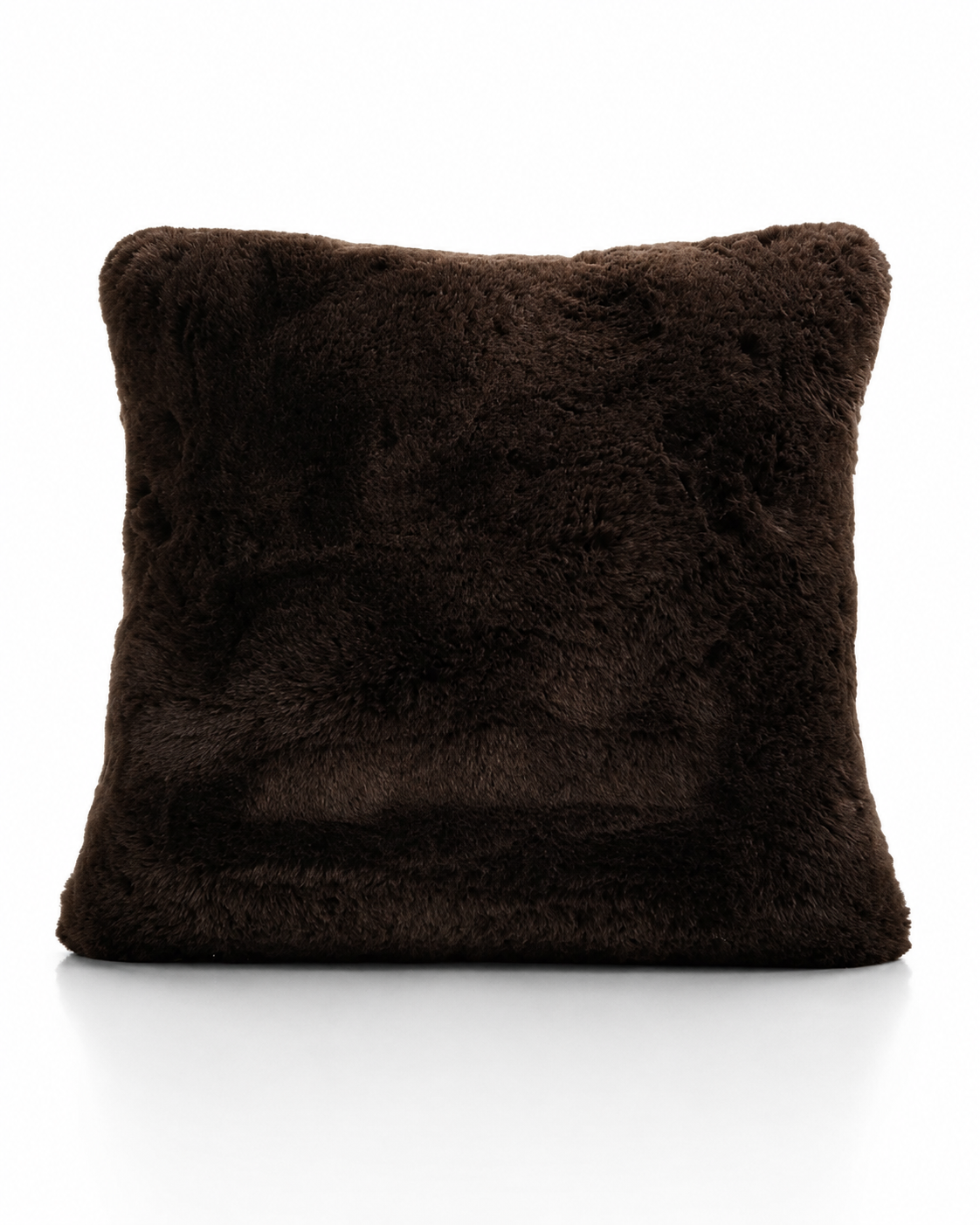 Coussin Fourrure Chocolat