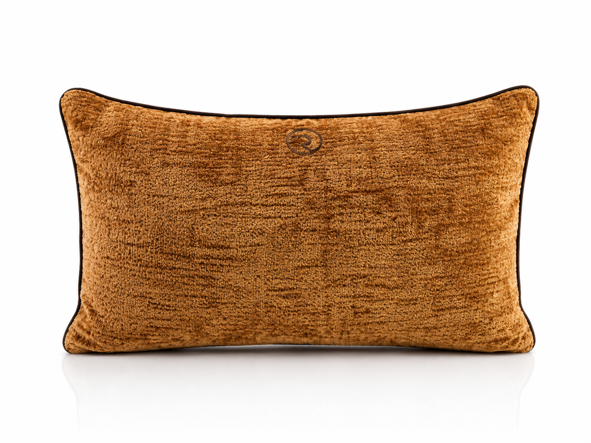 Coussin Velours Ambre