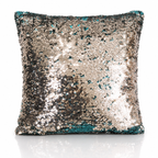 Coussin Sequins Lagon - vue complémentaire