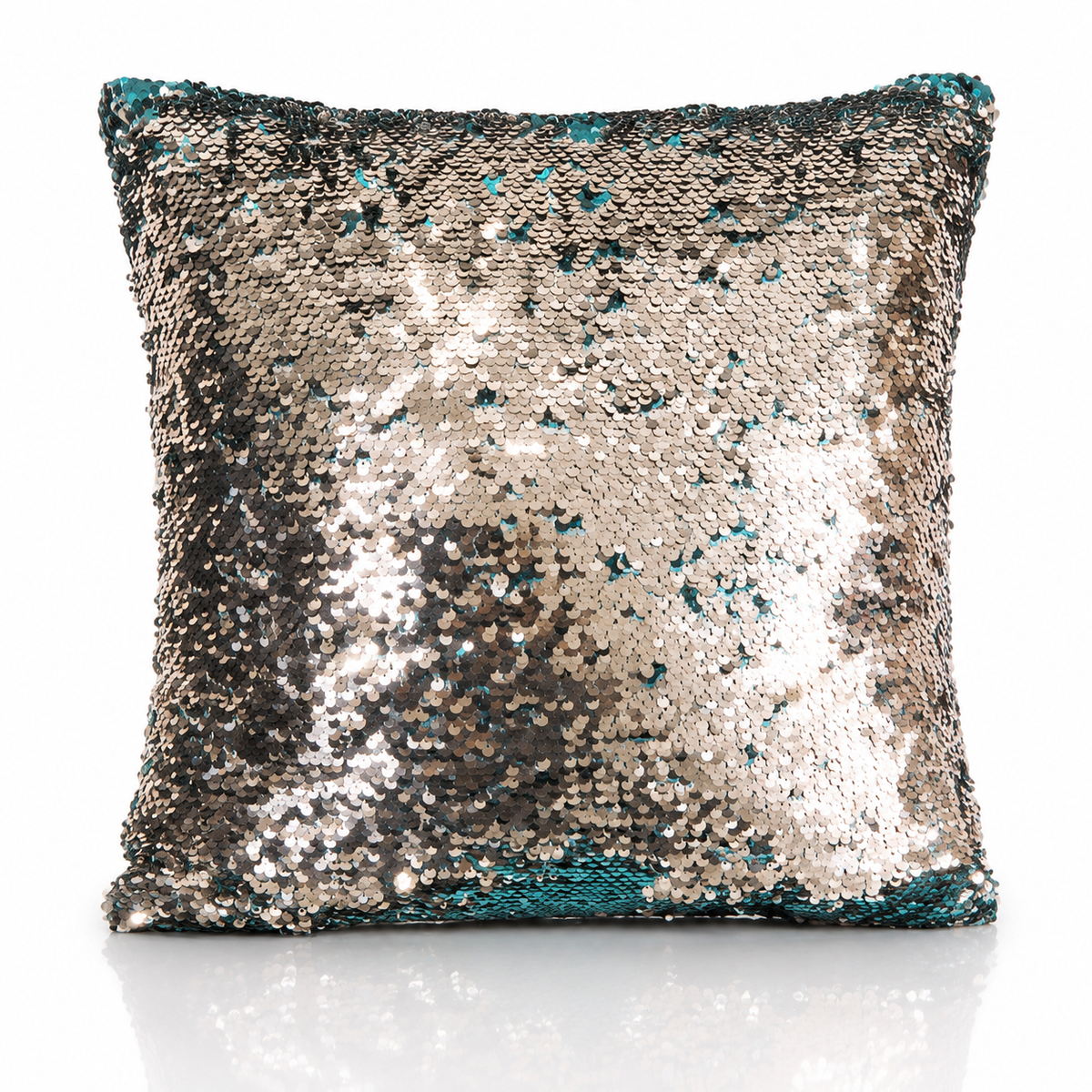 Coussin Sequins Lagon - vue complémentaire