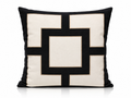 Coussin Labyrinthe Ivoire