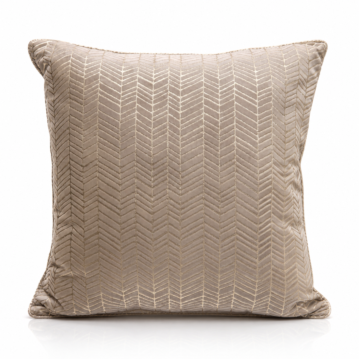 Coussin Chevron Sable