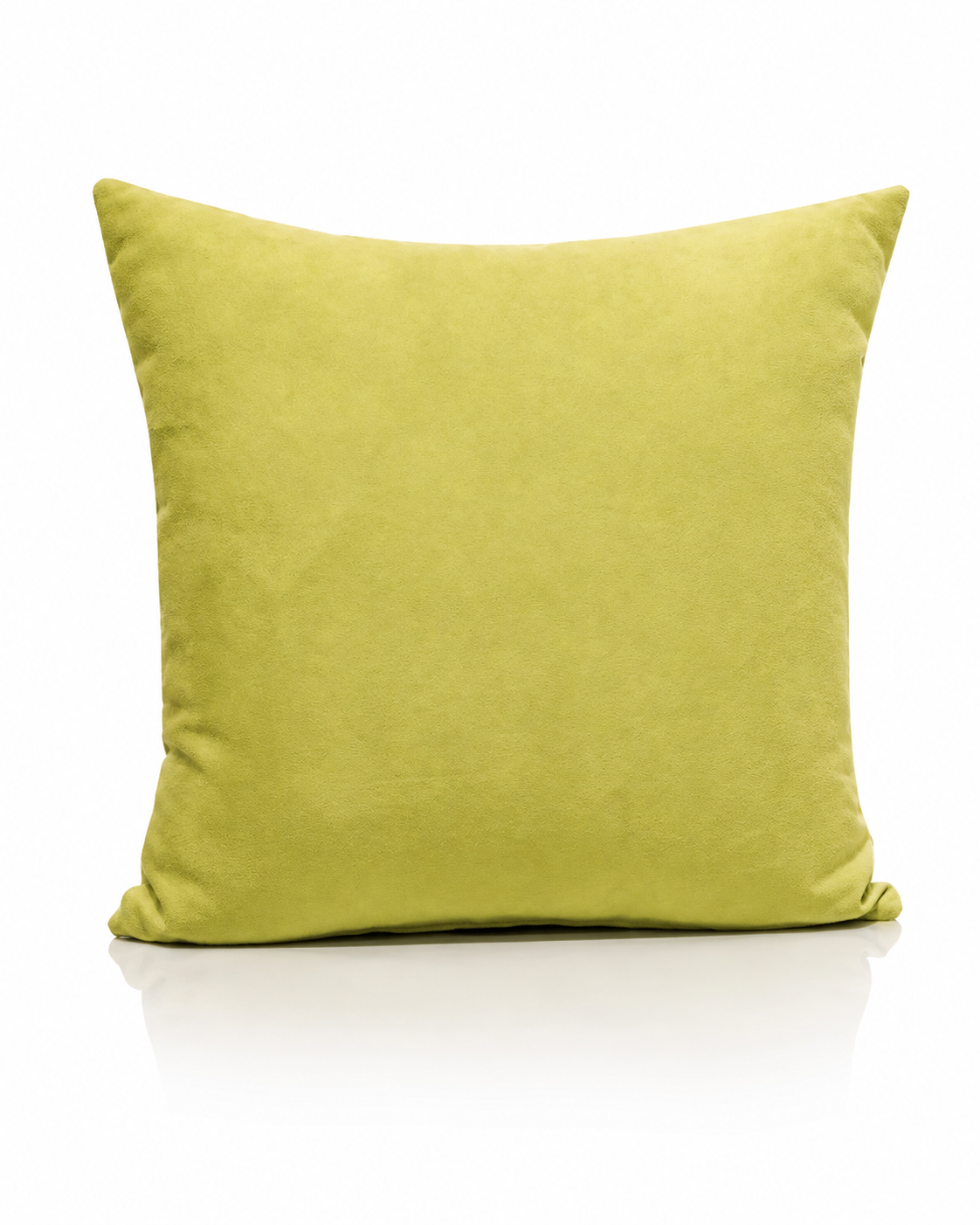 Coussin Velours Citron