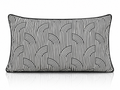 Coussin Ondes Graphiques