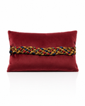 Coussin Ruban Grenat