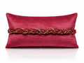 Coussin Galon Framboise