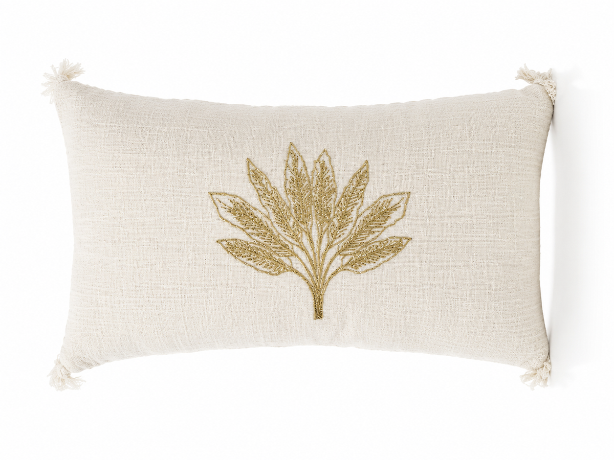Coussin Palme Dorée