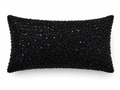 Coussin Maille Noire