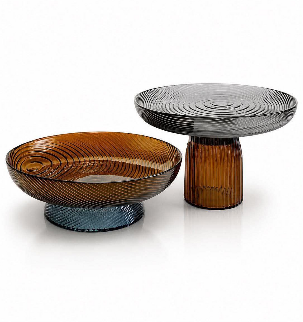 Ondes d’Ambre — plats décoratifs