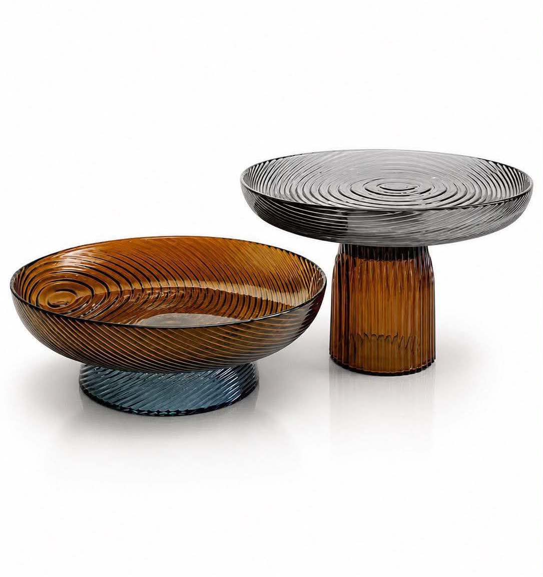 Ondes d’Ambre — plats décoratifs