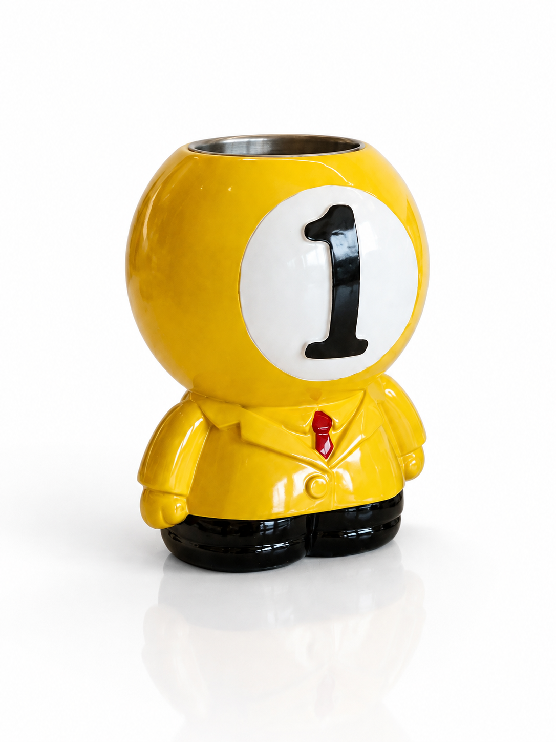Cendrier Billard Coloré — jaune