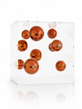 Cube Décoratif Orange