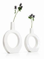 Vases décoratifs en plastique