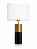 Lampe Colonne Noire et Blanche