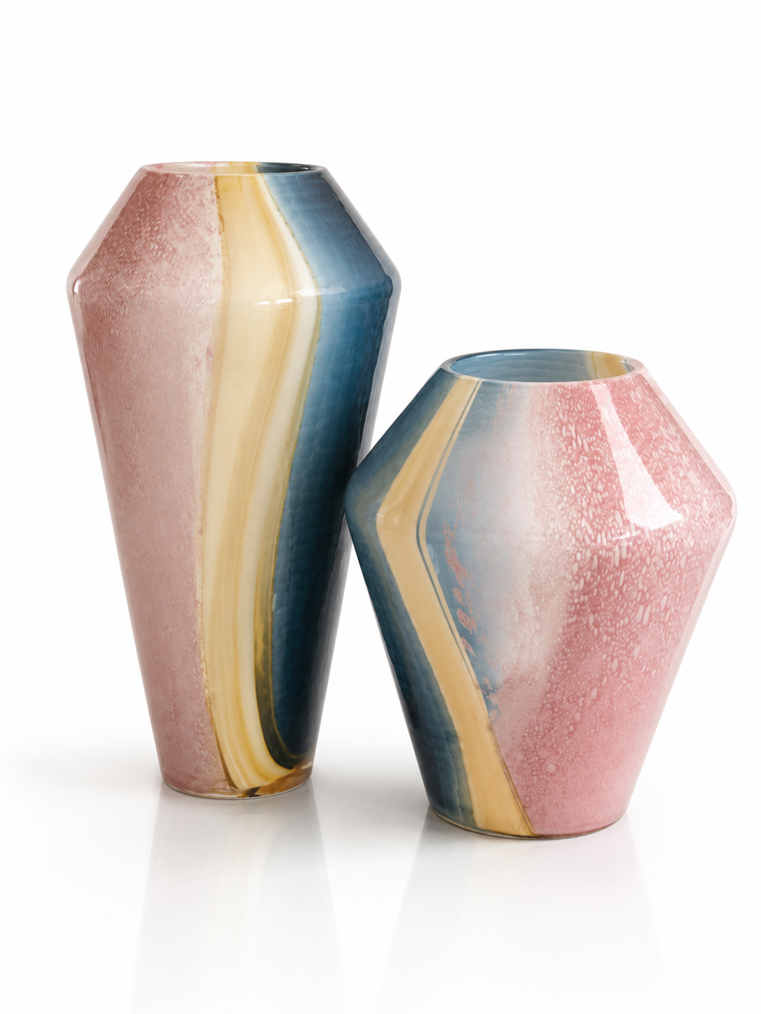 Aquarelles de Perle — vases décoratifs en verre