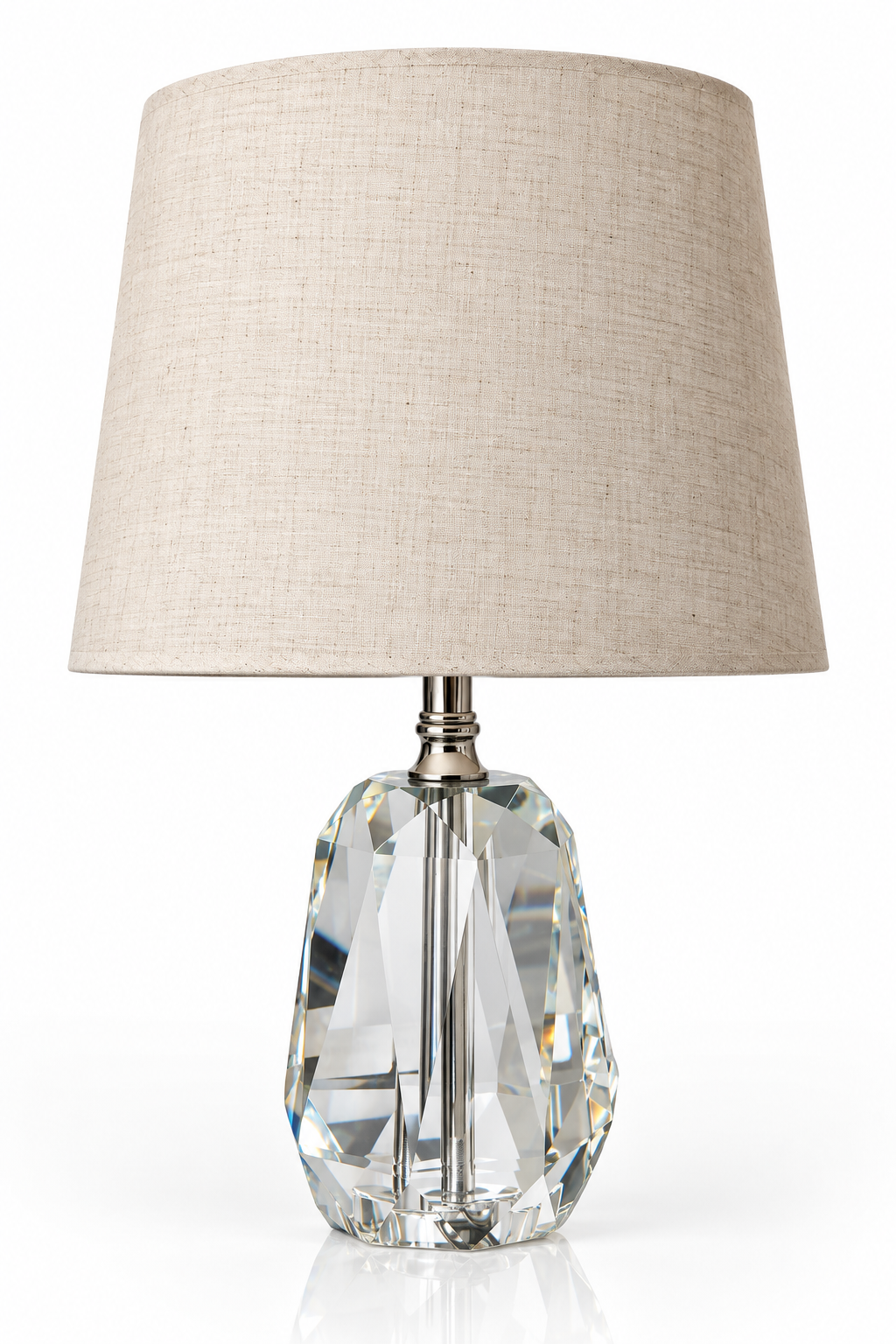 Lampe Cristal Facetté