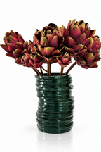 Vases Sculptés Bois - Gauche