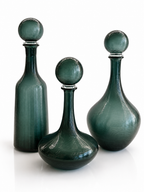 Nocturnes d’Émeraude — vases décoratifs en verre