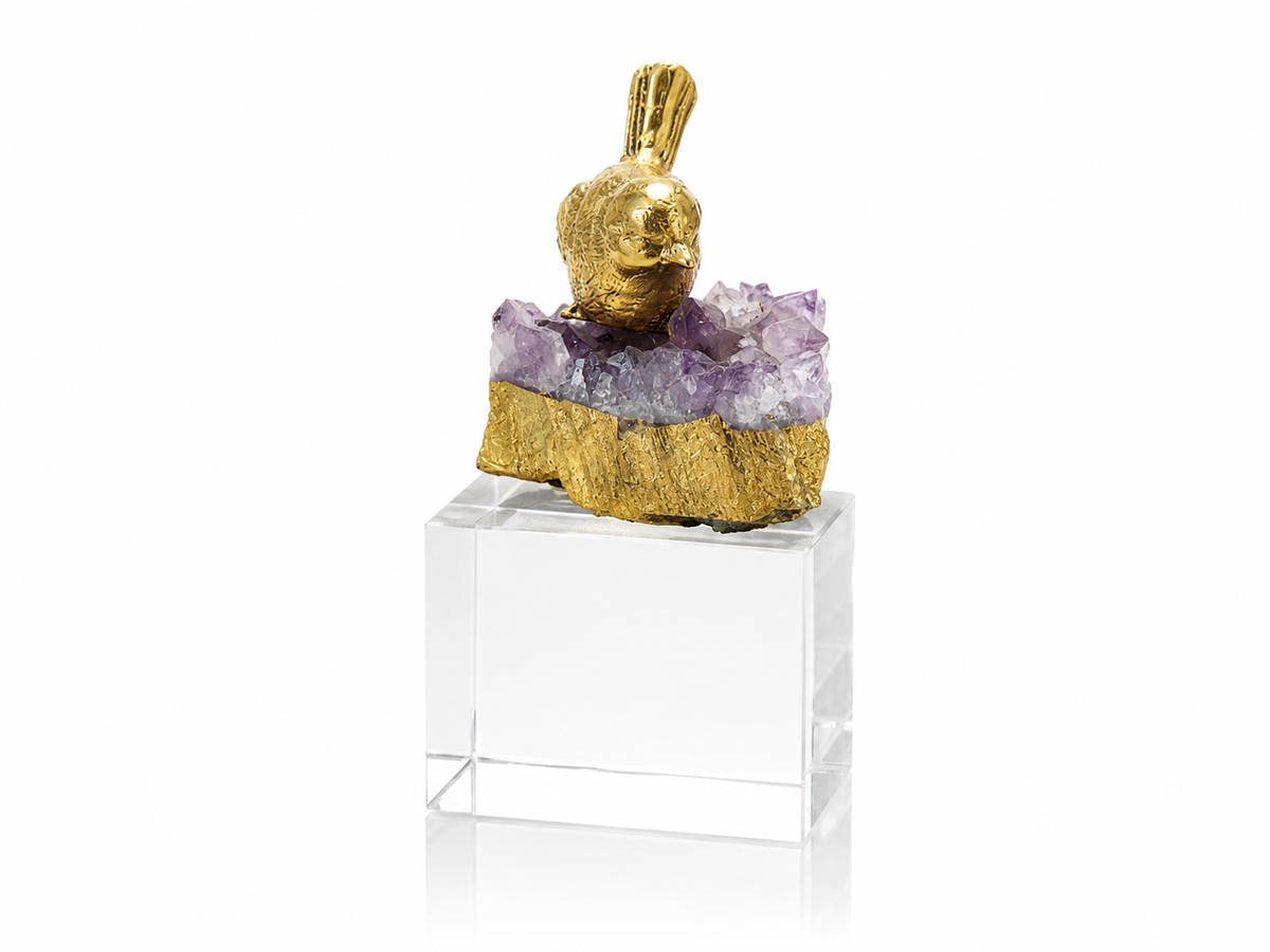 Écrins d’Or Minéral — décoration en cristal, cuivre et pierre